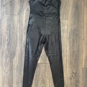 Black Strapless Jumpsuit
